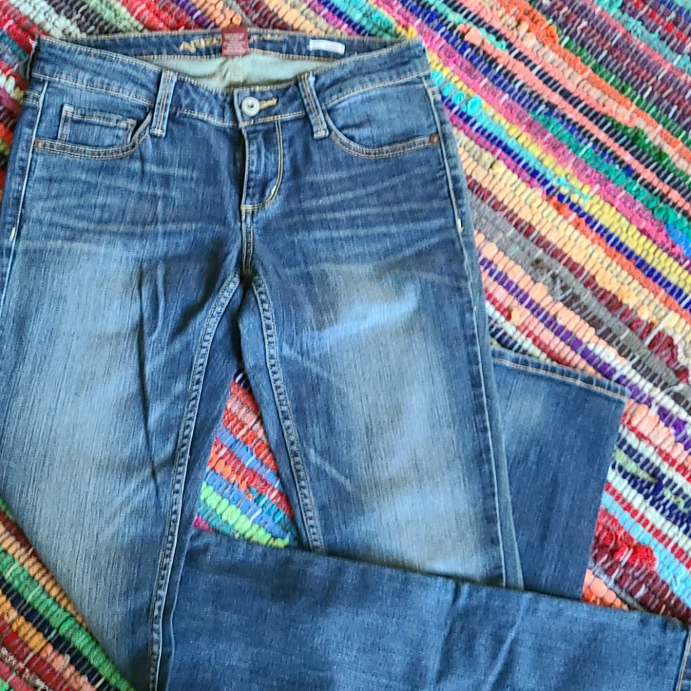 Dark wash boot cut Arizona jeans